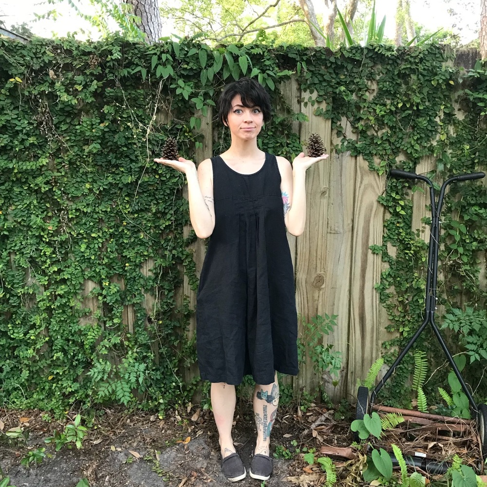 Retro jumper dress